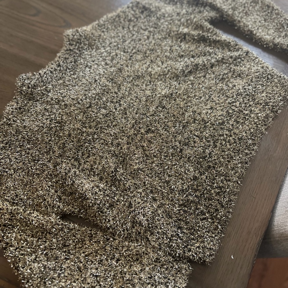 Asos Metallic Tinsel Long‎ Sleeve Sweater